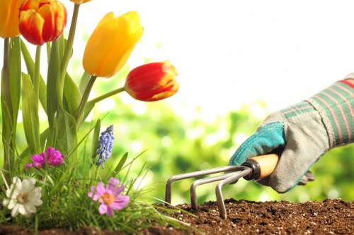 Risk assessment and safety planning on a landscaped garden site